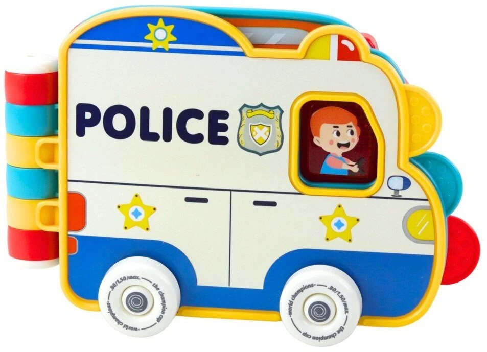 Lean Toys Interaktyvi transporto priemonių knyga su garsais ir judančiais elementais