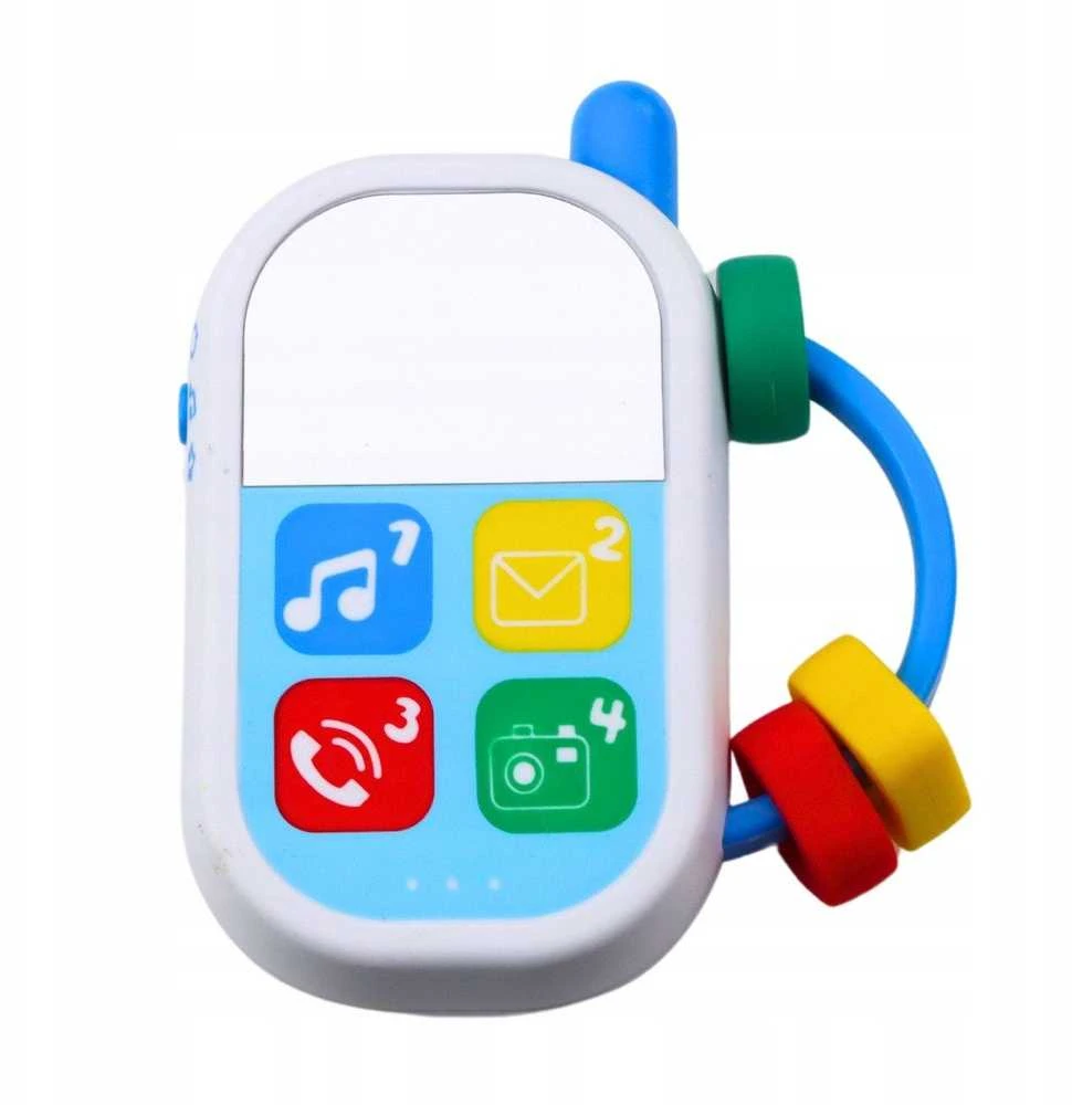 Lean Toys Muzikinių žaislų rinkinys kūdikiams: telefonas, tambūrinas, rakteliai