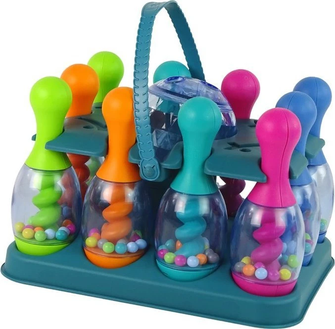 Lean Toys Vaikiškas Boulingo Rinkinys Su Stovu