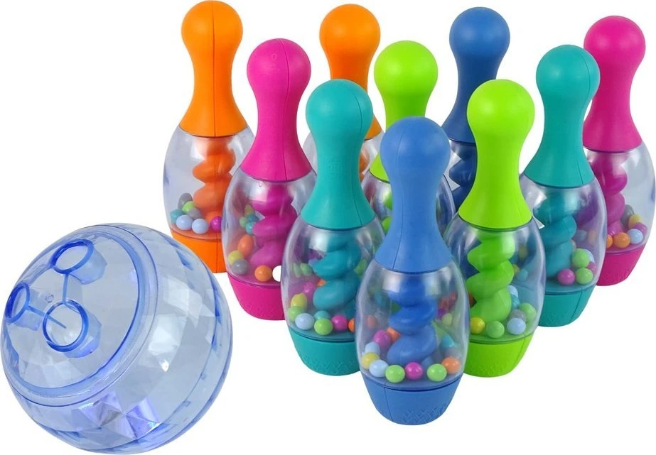 Lean Toys Vaikiškas Boulingo Rinkinys Su Stovu