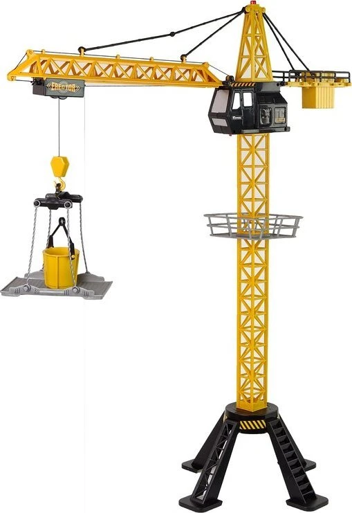Lean Toys Žaislinis kranas su nuotoliniu valdymu 90 cm aukščio