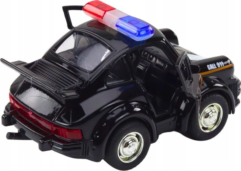 Lean Toys Klasikinis policijos automobilis 1:38 su šviesomis ir garsais