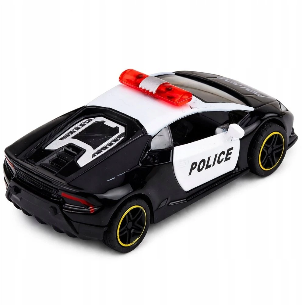Lean Toys Policijos automobilis 10,5 x 5 x 3,5 cm