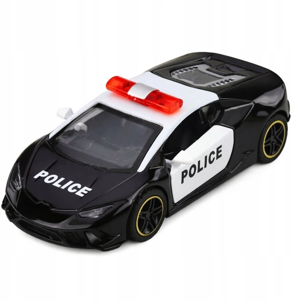 Lean Toys Policijos automobilis 10,5 x 5 x 3,5 cm