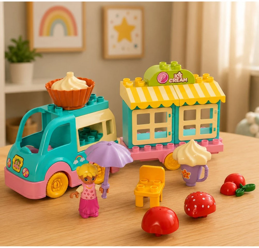 Lean Toys Ledų parduotuvės rinkinys 37.5 x 27.5 x 11.5 cm