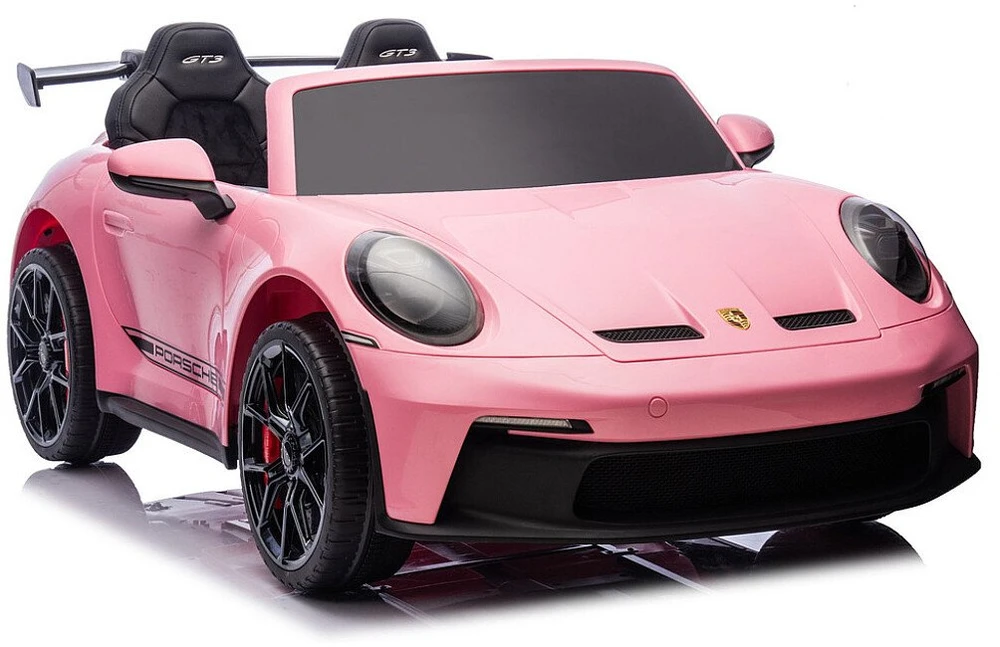 Lean Cars Vaikiškas elektromobilis Porsche GT3, rožinis, 24 V