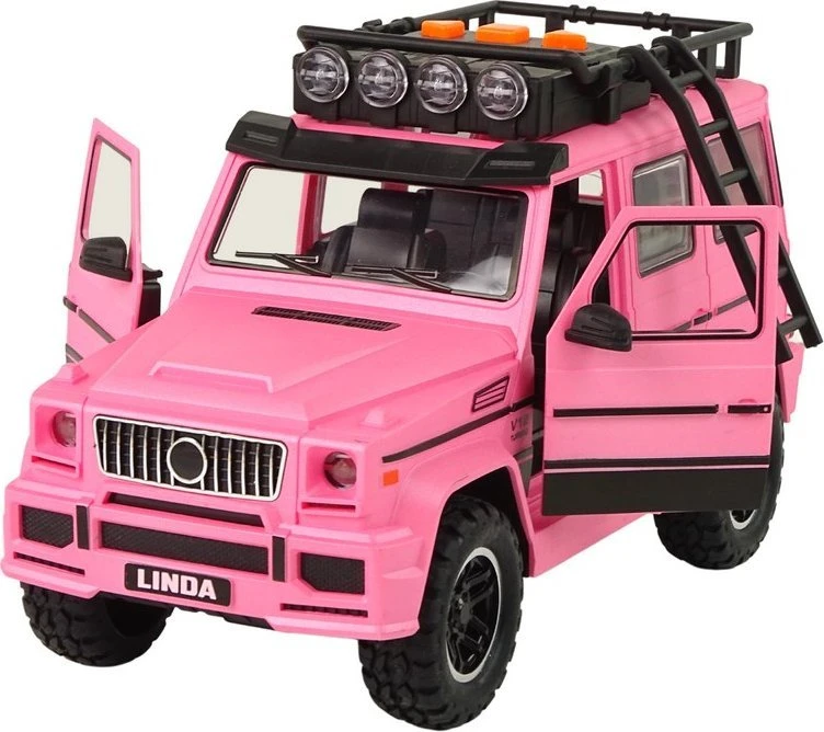 Lean Toys Automobilis rožinis