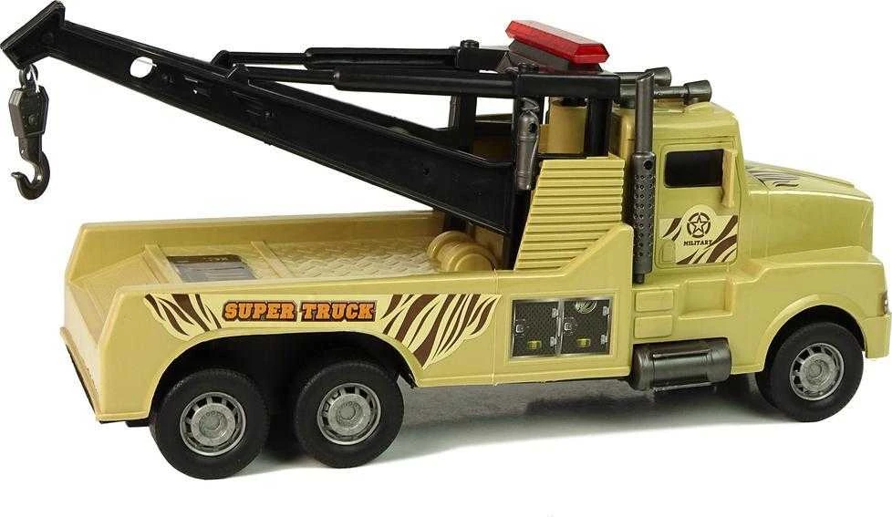 Lean Toys Vaikiškas Automobilis Vilkikas su Kraniniu Kablio Mechanizmu