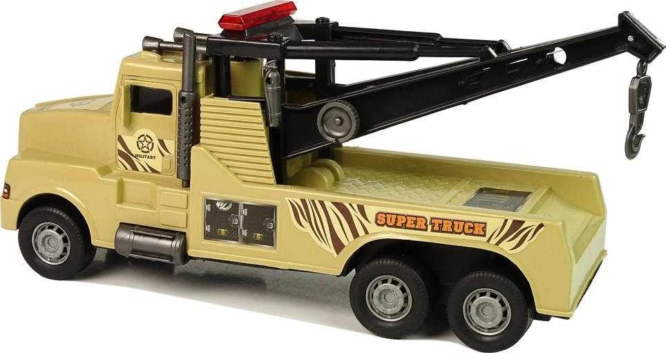 Lean Toys Vaikiškas Automobilis Vilkikas su Kraniniu Kablio Mechanizmu
