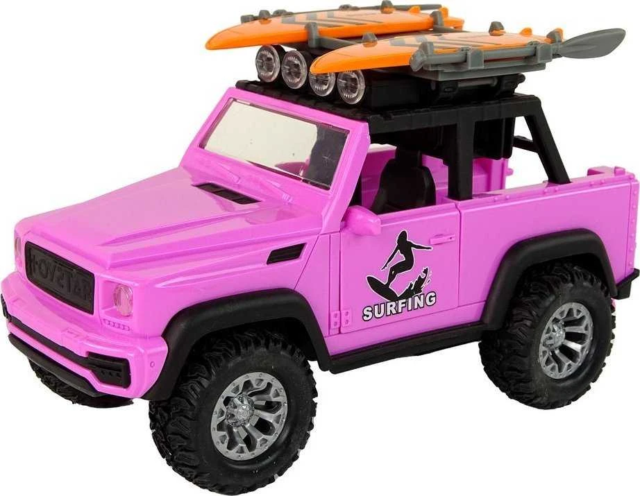 Lean Toys Žaislinis banglenčių sporto automobilis Leantoys, rožinis