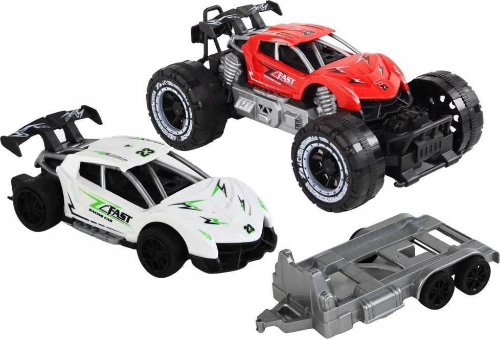 Automobilių rinkinys Lean Toys