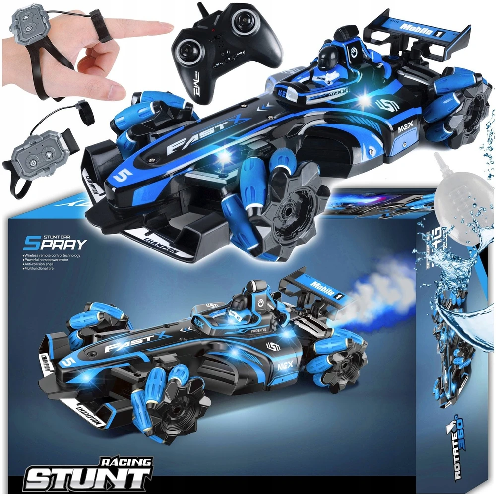 Lean Toys „LeanToys B4E1“ gestais valdomas dūmų nuotolinio valdymo automobilis