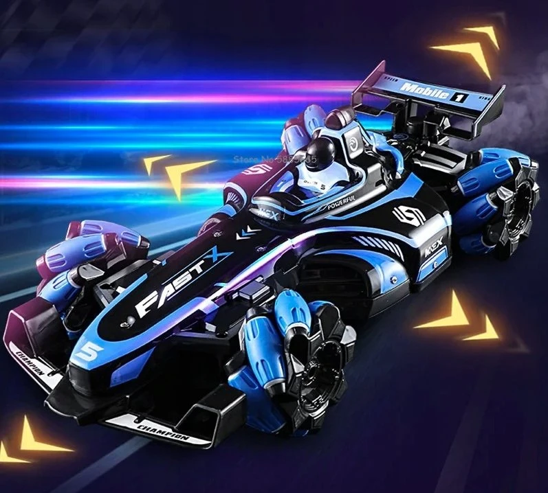 Lean Toys „LeanToys B4E1“ gestais valdomas dūmų nuotolinio valdymo automobilis