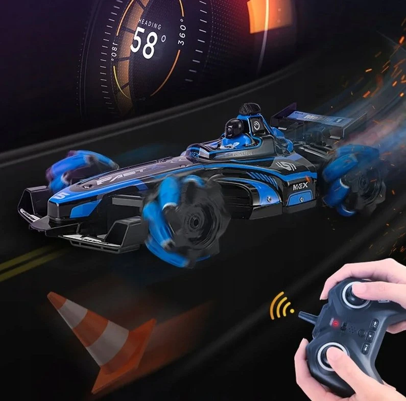 Lean Toys „LeanToys B4E1“ gestais valdomas dūmų nuotolinio valdymo automobilis