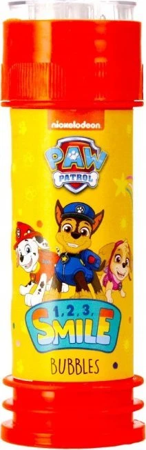 Lean Toys Paw Patrol muilo burbulai 55 ml, raudoni