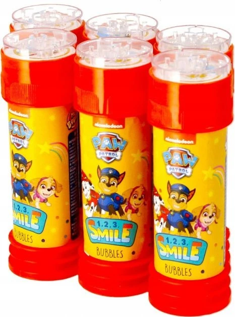 Lean Toys Paw Patrol muilo burbulai 55 ml, raudoni