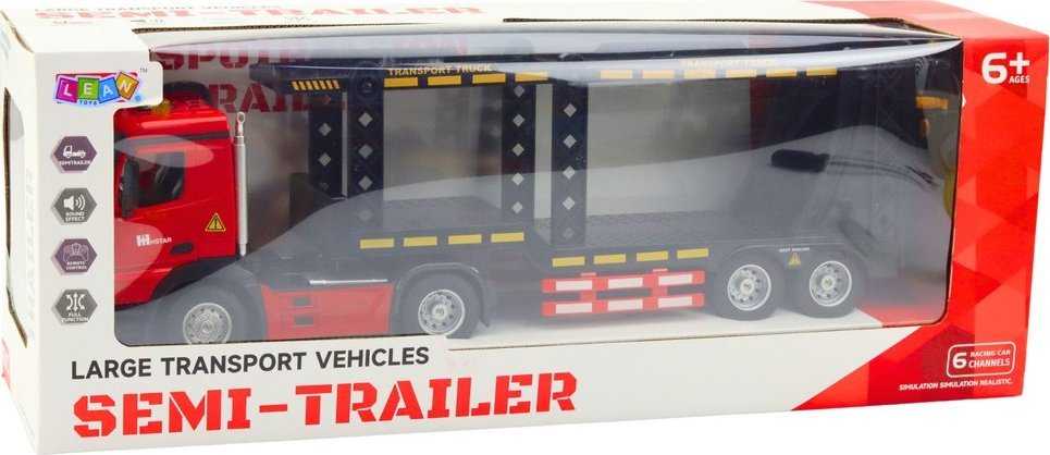Lean Toys Tolimojo valdymo krovinių vilkikas RC 2.4G 6CH