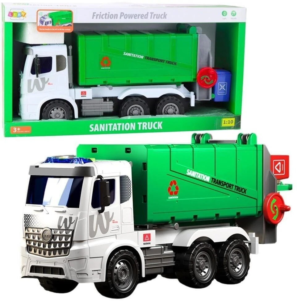 Lean Toys Šiukšliavežis su šviesos ir garso efektais 1:10, 52.5 cm