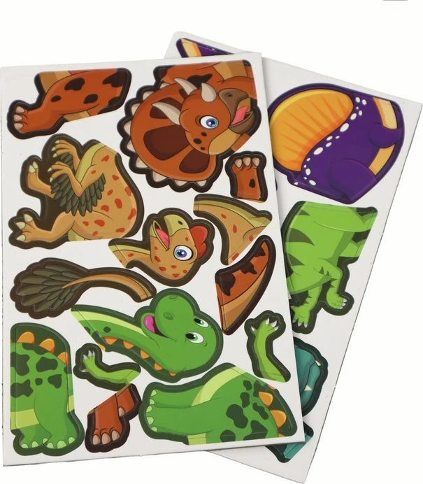Edukacinis magnetinis žaidimas Lean Toys Dinozaurai
