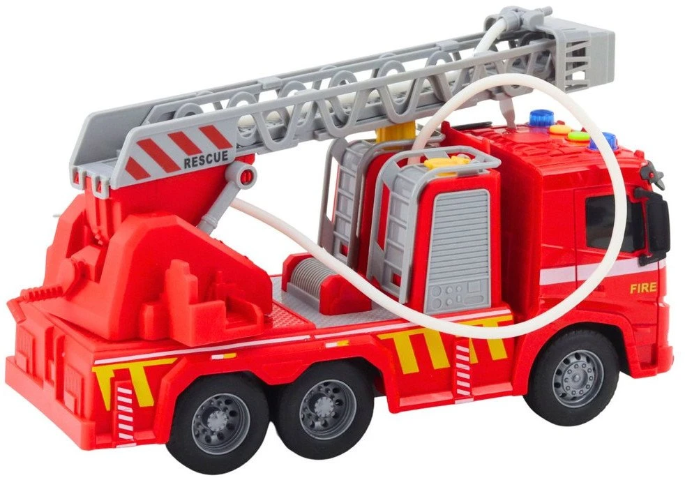Lean Toys Gaisrinė mašina 1:16 su šviesos ir garso efektais