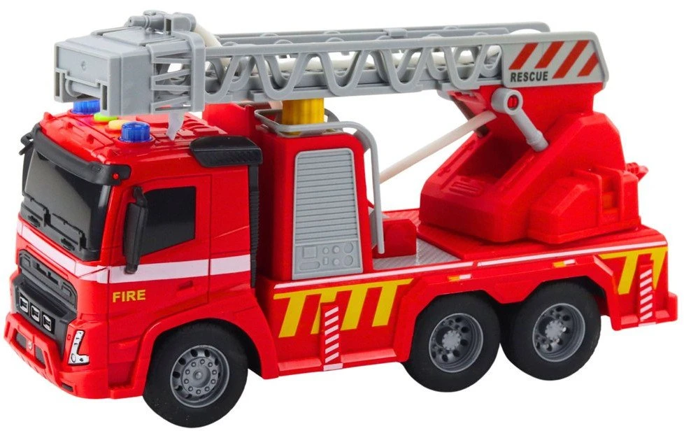 Lean Toys Gaisrinė mašina 1:16 su šviesos ir garso efektais