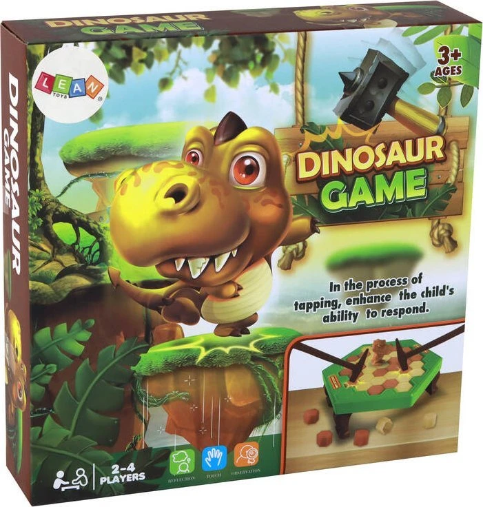 Lean Toys Dinozaurų Išgelbėjimo Žaidimas Plaktuku