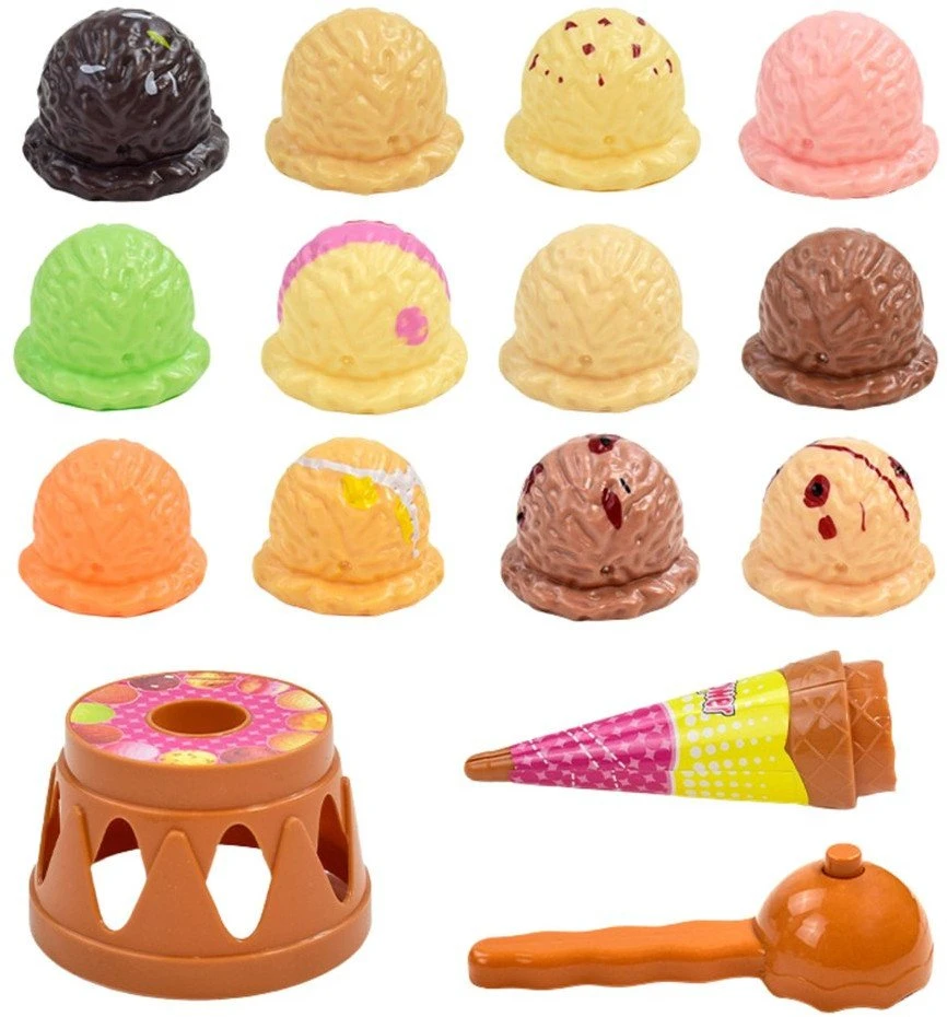 Lean Toys Žaidimas vaikams „Ledo bokštas“ su 17 detalių