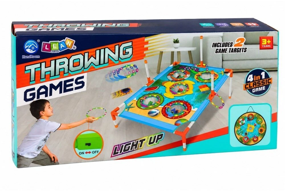Lean Toys 4-in-1 mėtymo žaidimas