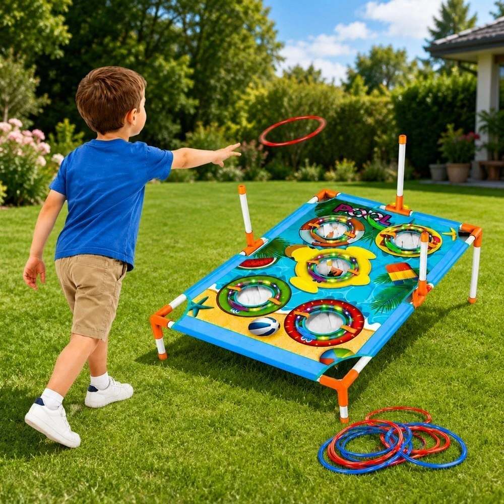 Lean Toys 4-in-1 mėtymo žaidimas
