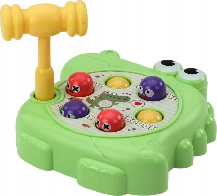 Lean Toys Žaidimas vaikams „Krokodilo plaktukas“