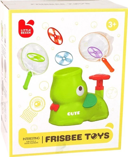 Gra Frisbee žaidimas su drambliu ir gaudymo tinklais