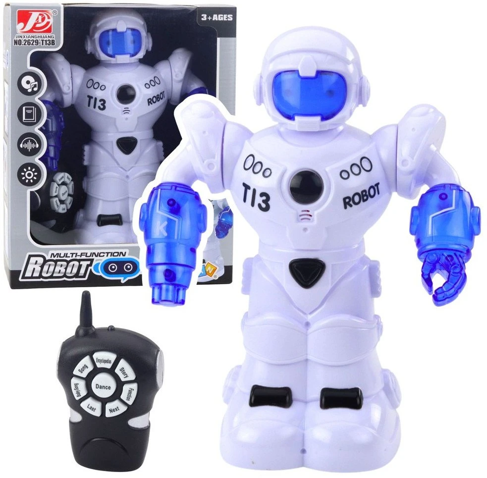 Inteligentny Interaktyvus RC robotas su nuotolinio valdymo pultu, 27.5 x 20 x 9 cm