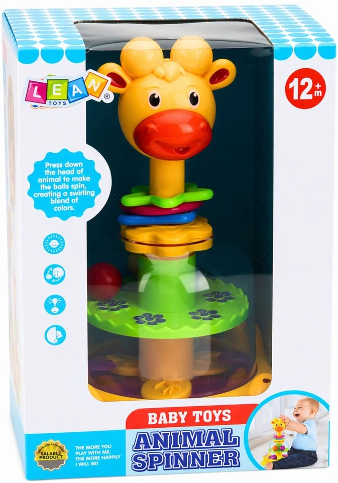 Lean Toys Sukamasis žaislas žirafa