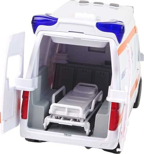 Lean Toys Greitosios pagalbos automobilis su garsais ir šviesomis