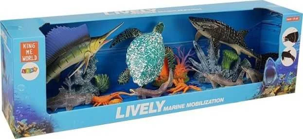 Lean Toys Figūrėlė LeanToys Rinkinys Sea Animals Judantys elementai