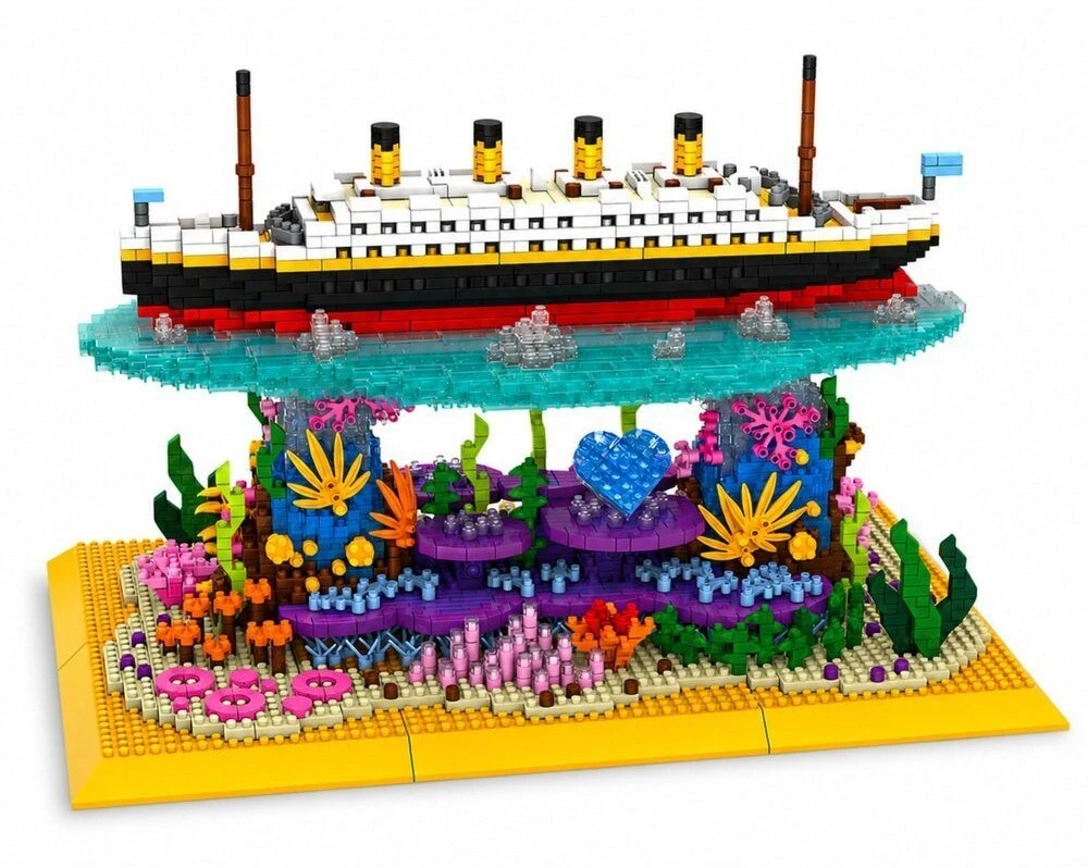 Lean Toys Statybinės kaladėlės 3892 vnt.