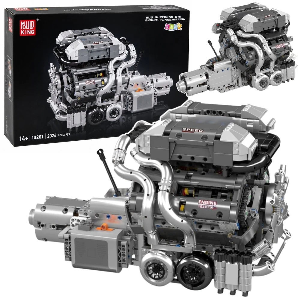 Lean Toys V8 variklio konstruktorius 2024 vnt.