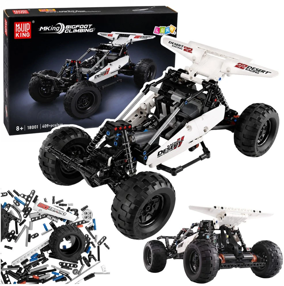Lean Toys Konstravimo rinkinys RC 4x4 409 vnt.