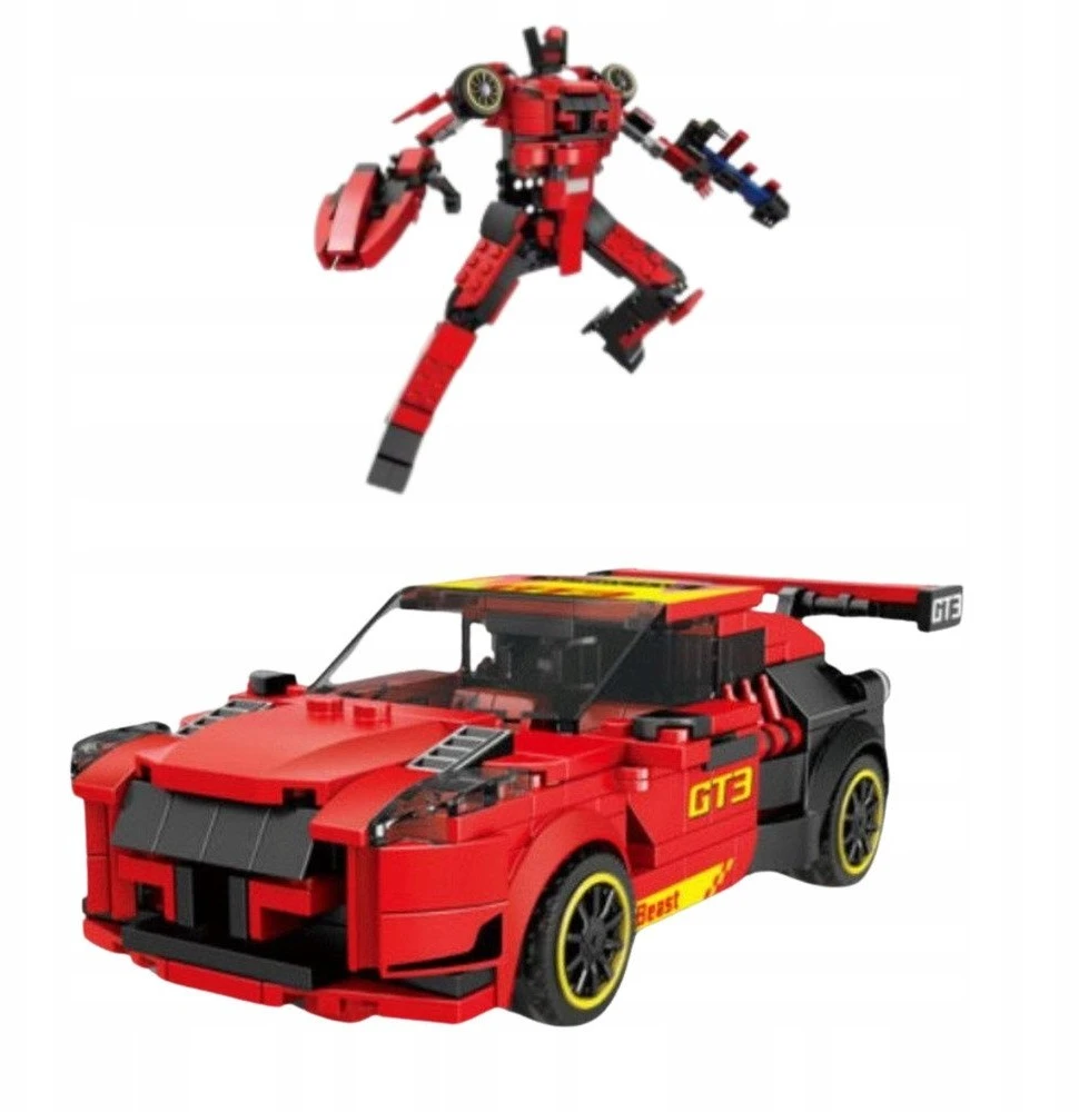 Lean Toys Robotų ir Automobilių Konstruktorius 2-in-1, 335 det.