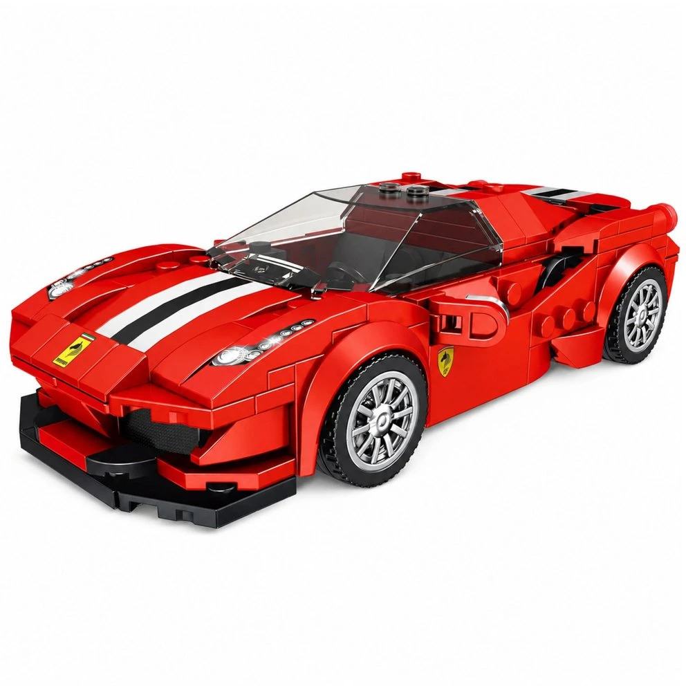 Lean Toys Konstruktorių rinkinys raudonas 364 vnt.