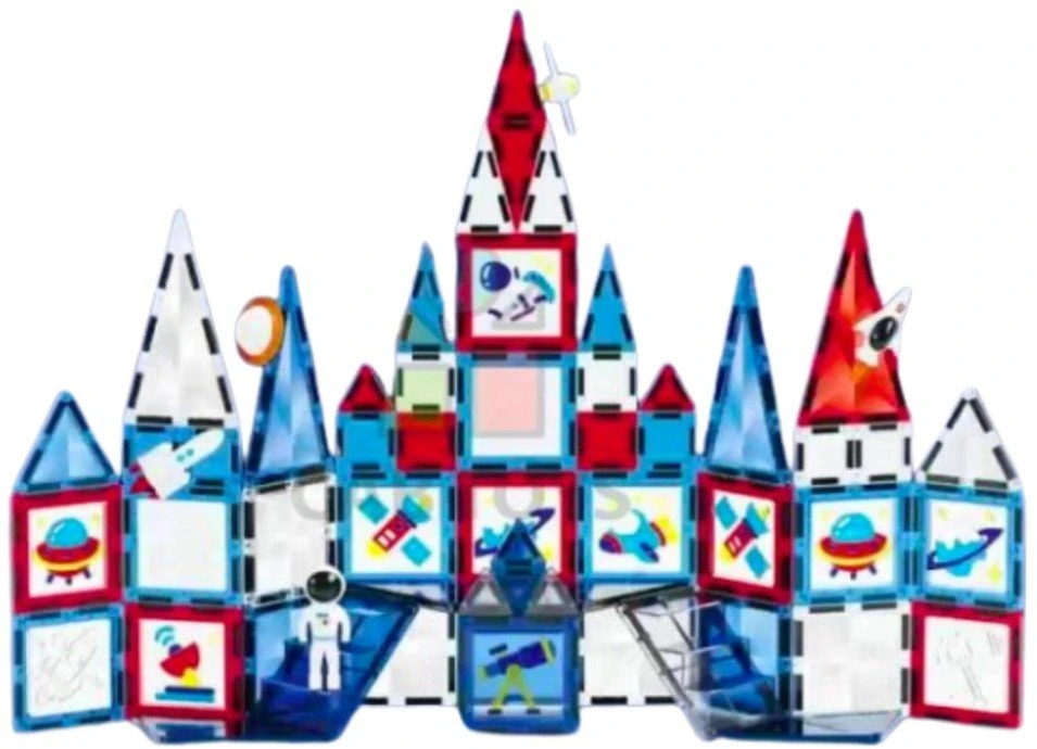 Lean Toys Magnetinis konstruktorius Window Art X6010, 90 vnt.