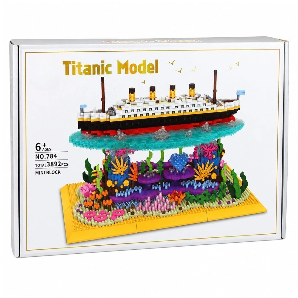 Lean Toys Statybinės kaladėlės 3892 vnt.