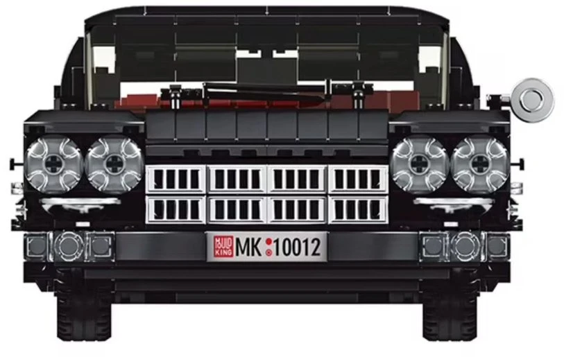 Lean Toys Statybinės kaladėlės juodos 1324 vnt.