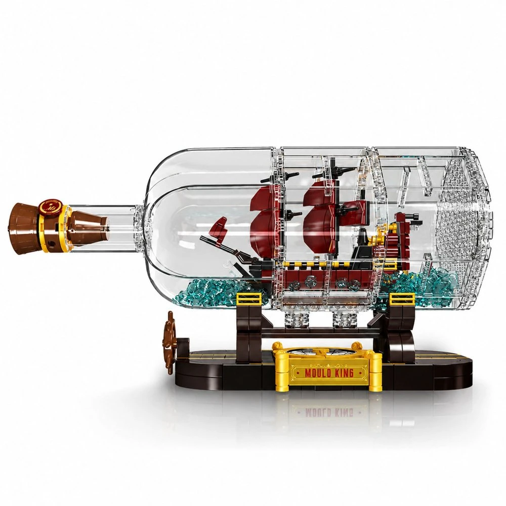 Lean Toys Statybinių kaladėlių rinkinys rudos spalvos 885 vnt.