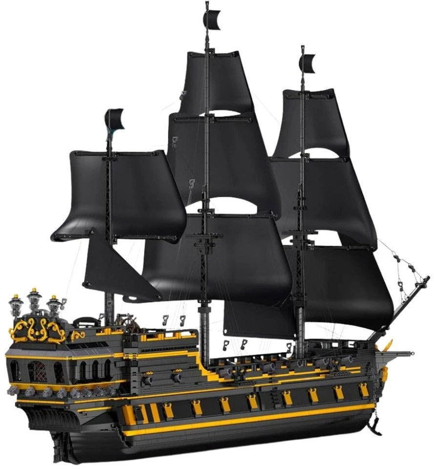 Lean Toys Konstruktorius „Juodoji Perla“ laivas, 5266 detalės