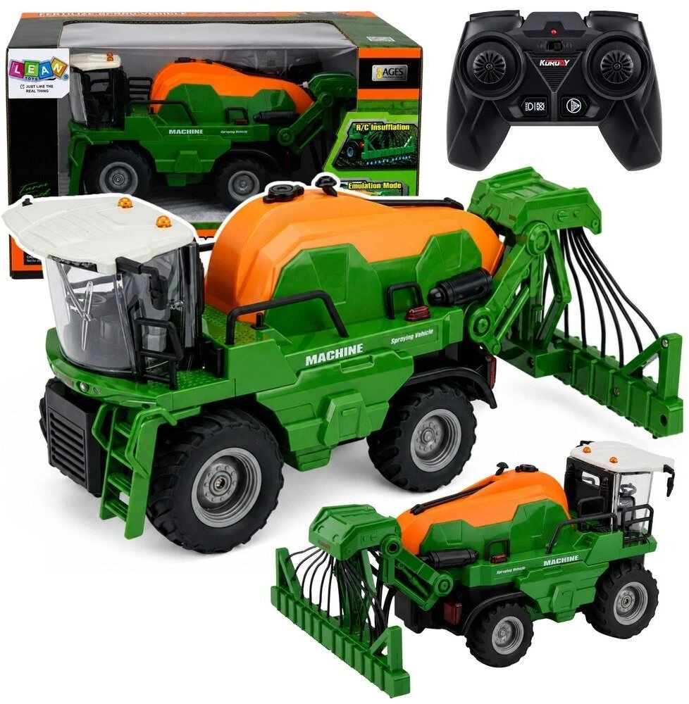 Lean Toys Kombainas su purkštuvu 1:24