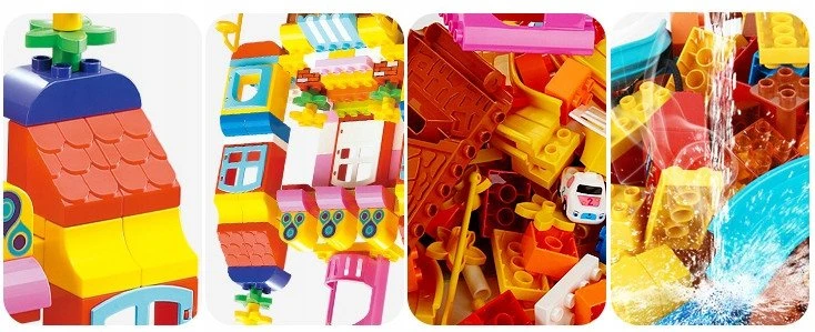 Lean Toys Bounn KONSTRUKCIJOS BLOKAI GERIAUSIA DOVANA VAIKUI DIDELIS KEKO RINKINYS 209 Vnt.