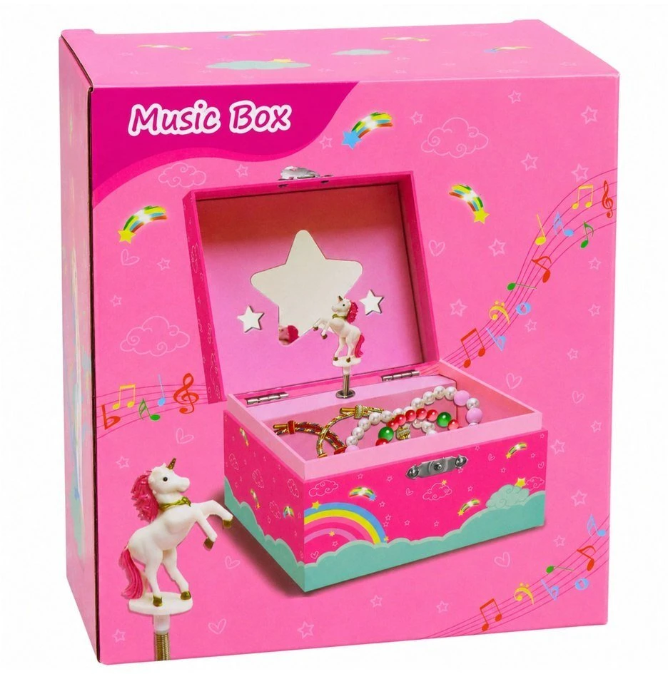 Lean Toys Muzikinė dėžutė rožinė