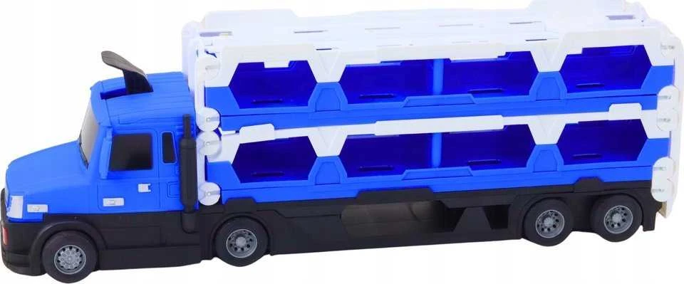 Lean Toys Lora 2in1 Vilkikas ir Lenktynių Trasa su Šviesomis ir Garsais