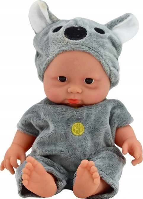 Lėlė pilka apranga Lean Toys